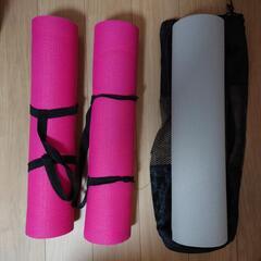ヨガマット 3本＋折りたたみ1枚の画像