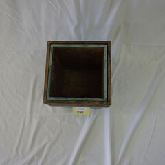 木製　ゴミ箱　アンティーク塗装（シャビー塗装）⑮　特小サイズの画像