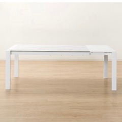 大理石調エクステンションテーブルの画像