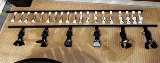 レール付き　LEDライトセット　スポットライト