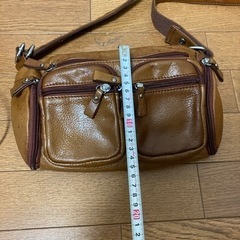 本革‼️TOUGH JEANS ボディバッグ　ウエストバッグ　ブラウンの画像