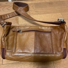 本革‼️TOUGH JEANS ボディバッグ　ウエストバッグ　ブラウンの画像
