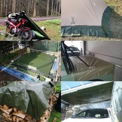 新品 ユタカメイク #2500 ODグリーンシート ブルーシートの画像
