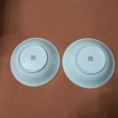 【未使用】ウサギ絵柄　食器　2枚の画像