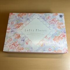 ロフテー 素肌にやさしいソフトタッチ・コットンフラノシーツ（140×240cm）花柄の画像