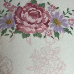 ロフテー 素肌にやさしいソフトタッチ・コットンフラノシーツ（140×240cm）花柄の画像