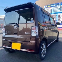 走行9万キロ台‼️月々9千円〜分割払い可❗️車検2年付き！【名義変更代込み】車内広い！大人気☆ムーブコンテカスタム☆SDナビ付き☆走行中DVD見れます☆ETC付き☆バックカメラ付き☆スマートキー☆フルオートエアコン☆社外アルミ☆ドライブレコーダー付きのフル装備☆事故修復歴無し☆そのまま乗って帰れます‼️の画像