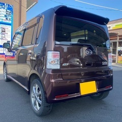 走行9万キロ台‼️月々9千円〜分割払い可❗️車検2年付き！【名義変更代込み】車内広い！大人気☆ムーブコンテカスタム☆SDナビ付き☆走行中DVD見れます☆ETC付き☆バックカメラ付き☆スマートキー☆フルオートエアコン☆社外アルミ☆ドライブレコーダー付きのフル装備☆事故修復歴無し☆そのまま乗って帰れます‼️の画像