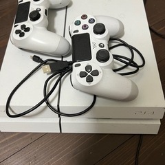 【箱無し】PS4 ホワイト500GB コントローラー2個