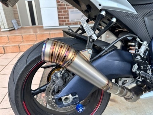 GSXR1000 L3装着 美品 アサヒナレーシング　メガホンマフラー　バッフル付き