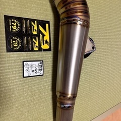 GSXR1000 L3装着 美品 アサヒナレーシング　メガホンマフラー　バッフル付きの画像
