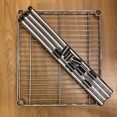 ほぼ新品　ルミナス ラック シェルフ 34.5×39.5cm ポ...