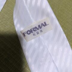 【6月末まで】礼服用白ネクタイの画像
