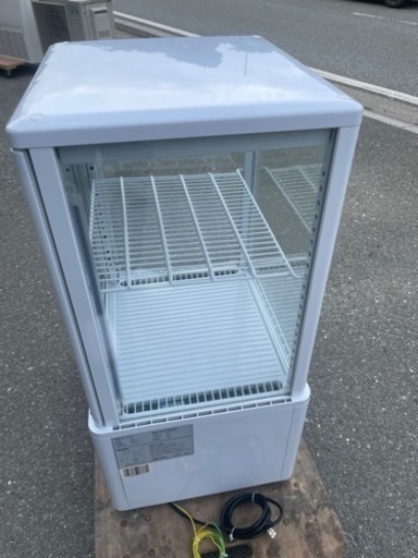 □中古品 城島 冷蔵ショーケース HJR-FG60SWT 2021年 60L