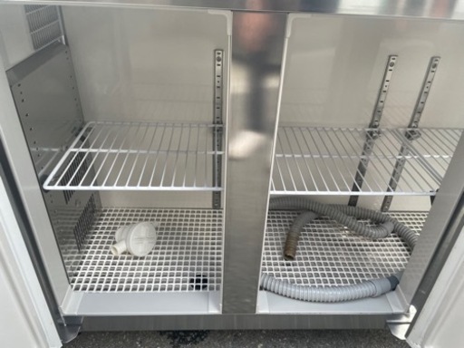 ■中古品 ホシザキ業務用テーブル形冷蔵庫 RT-150MTCG 2021年 1500ｘ450ｘ800ｍｍ 225L 台下冷蔵庫 動作問