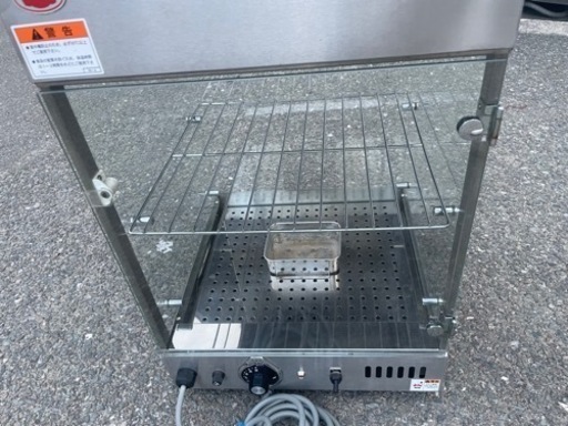 ■中古品 マルゼン ホットショーケース 2009年 400ｘ400ｘ600㎜ 100Ｖ 60Hz専用 動作問題なし■