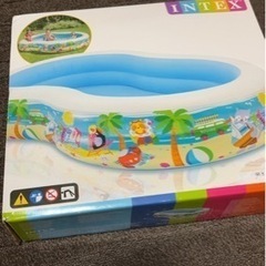 【値下げ】ビニールプールと強力ポンプの画像