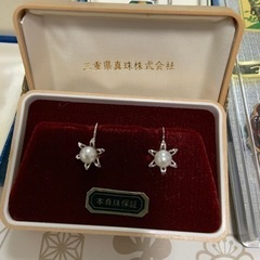 受け渡し者決定　　
本真珠のイヤリング