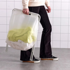 IKEA　ランドリーバッグ スタンド付き, ホワイトの画像