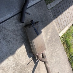 シボレー　04タホ　純正　マフラー 新並　訳ありカット済み　ラバ...