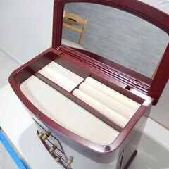 宝石箱 ジュエリーケース ジュエリーボックス リング ネックレス 等 アクセサリーケース 鏡付きの画像