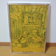 アンティーク風かわいいジグソーパズル【額縁付き完成品】