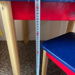 子供用の机と椅子の画像