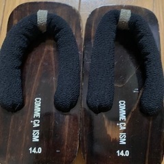 【今週400円】【未使用】「COMME CA ISM 14㌢草履」