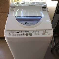 引き取り決定　SHARP洗濯機5.5kgの画像