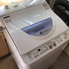 引き取り決定　SHARP洗濯機5.5kgの画像