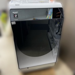 J3406 値下しました！人気！最上位機能モデル！AI搭載音声機能 ★6ヶ月保証付★ SHARP シャープ 11kgドラム式洗濯機 ES-W114-SR 乾燥6kg ヒートポンプ乾燥　右開き クリーニング済み