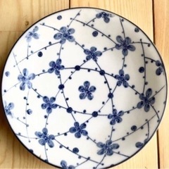 皿 10枚セット 平皿　ケーキ皿 和風 花柄   の画像