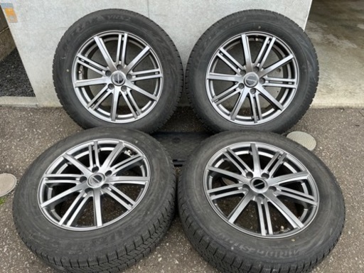 【BS BLIZZAK VRX2 215/60R17】スタッドレス【BSホイール 17インチ 7J5HPCD114.3+45】19年製　オンライン決済可能