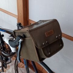 オーストリッチ　フロントバッグ　専用改キャリアの画像