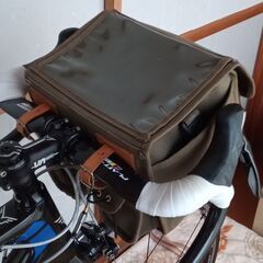 オーストリッチ　フロントバッグ　専用改キャリアの画像