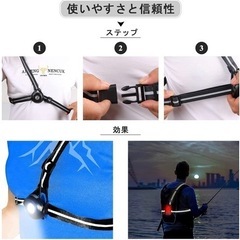 【新品】ランニングライト 前後LED安全仕様（8)の画像