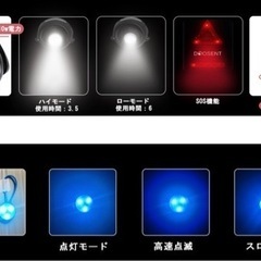 【新品】ランニングライト 前後LED安全仕様（8)の画像