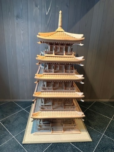 五重塔木製模型