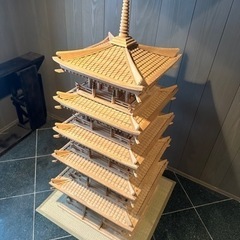 五重塔木製模型の画像
