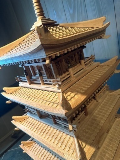 五重塔木製模型