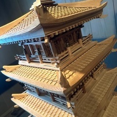 五重塔木製模型の画像