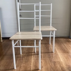 椅子2脚セット【町田市再生家具】240383