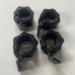 決まりました。バーベルカラー バーベルクリップ バーベルプレート止め スプリング シャフト スクリュー ストレートバーに対応 28mm 4個セットの画像