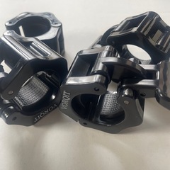 決まりました。バーベルカラー バーベルクリップ バーベルプレート止め スプリング シャフト スクリュー ストレートバーに対応 28mm 4個セットの画像