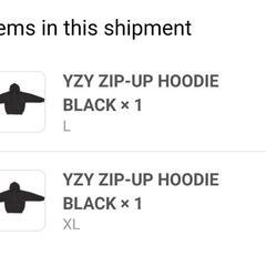 YZY official Kanye3点セット: zipup h...
