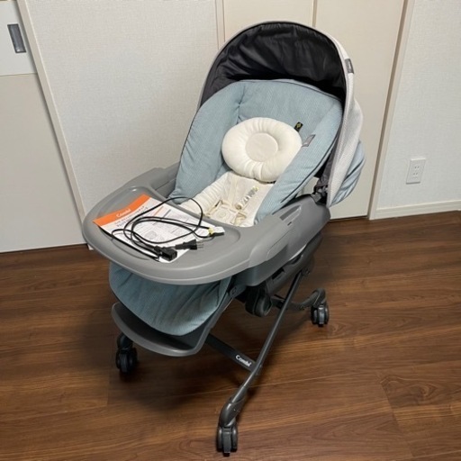 COMBI コンビ 電動ハイローチェア ホワイトレーベル ネムリラ AUTO SWING BEDi Long ベビーチェア