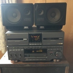 SANYOステレオ・スピーカー（2個）の画像