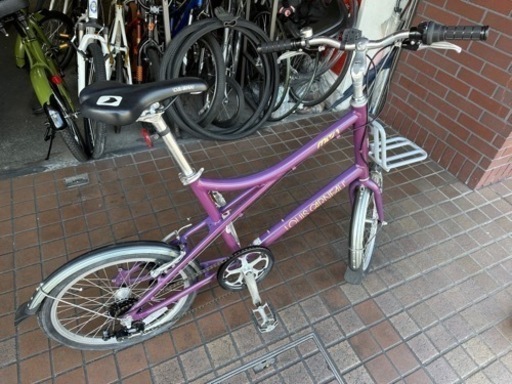 20インチ　ルイガノLOUIS GARNEAU　MV1　ミニベロ　軽量アルミフレーム　7speed　パープル 