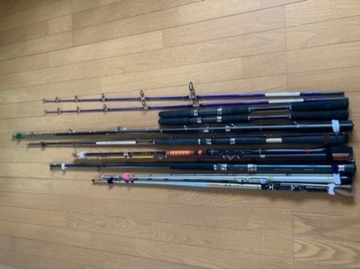 【値下】釣竿8本セット