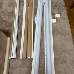 ブラインド白　防炎　タチカワ  カーテン　DIY　の画像